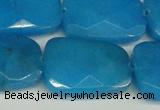 CCN2637 15.5 inches 18*25mm faceted trapezoid candy jade beads