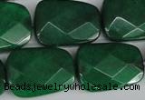 CCN2639 15.5 inches 18*25mm faceted trapezoid candy jade beads