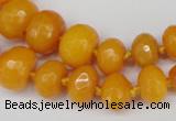 CCN2645 15.5 inches 5*8mm - 12*16mm faceted rondelle candy jade beads