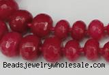 CCN2648 15.5 inches 5*8mm - 12*16mm faceted rondelle candy jade beads