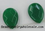 CCN2724 Top-drilled 18*25mm briolette candy jade beads wholesale