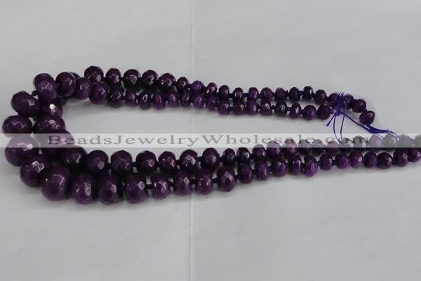 CCN2752 15.5 inches 5*8mm - 12*16mm faceted rondelle candy jade beads