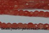 CCN2801 15.5 inches 2mm tiny faceted round candy jade beads