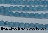 CCN2814 15.5 inches 3mm tiny faceted round candy jade beads