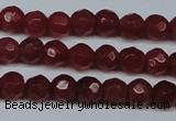 CCN2821 15.5 inches 4mm tiny faceted round candy jade beads