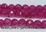 CCN2830 15.5 inches 5mm faceted round candy jade beads