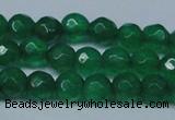 CCN2835 15.5 inches 5mm faceted round candy jade beads