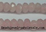 CCN2860 15.5 inches 4*6mm faceted rondelle candy jade beads