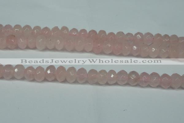 CCN2870 15.5 inches 5*8mm faceted rondelle candy jade beads