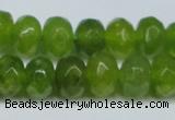 CCN2874 15.5 inches 5*8mm faceted rondelle candy jade beads