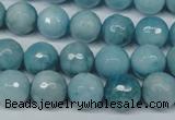 CCN2933 15.5 inches 10mm faceted round candy jade beads