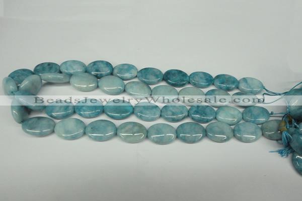 CCN2951 15.5 inches 15*20mm oval candy jade beads wholesale