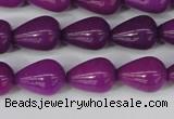 CCN3767 15.5 inches 10*14mm teardrop candy jade beads wholesale