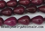 CCN3768 15.5 inches 10*14mm teardrop candy jade beads wholesale