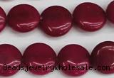 CCN3821 15.5 inches 14mm flat round candy jade beads wholesale