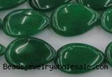 CCN3884 15.5 inches 15*20mm flat teardrop candy jade beads