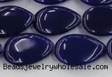 CCN3888 15.5 inches 15*20mm flat teardrop candy jade beads