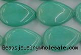 CCN3900 15.5 inches 18*25mm flat teardrop candy jade beads