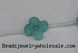 CCN3948 15.5 inches 15mm carved flower candy jade beads wholesale