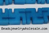 CCN3962 15.5 inches 20*20mm svastika candy jade beads wholesale