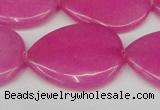 CCN3972 15.5 inches 30*40mm flat teardrop candy jade beads