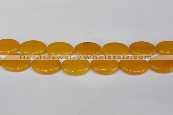 CCN3985 15.5 inches 30*40mm oval candy jade beads wholesale