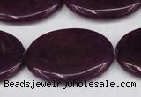 CCN3992 15.5 inches 30*40mm oval candy jade beads wholesale