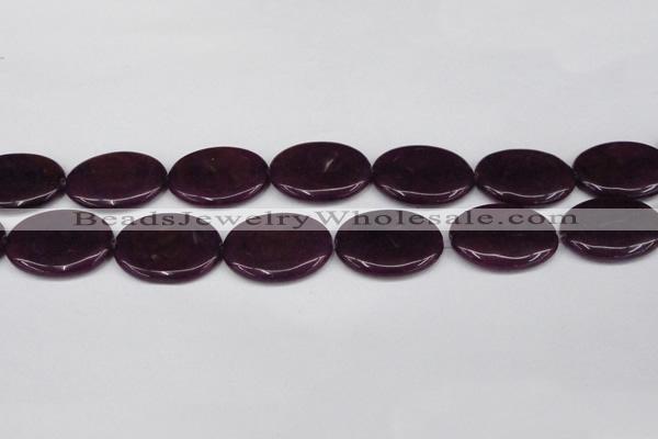 CCN3992 15.5 inches 30*40mm oval candy jade beads wholesale