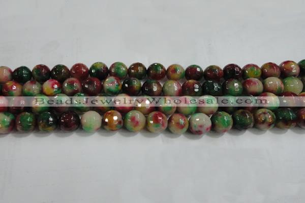 CCN4012 15 inches 10mm faceted round candy jade beads wholesale