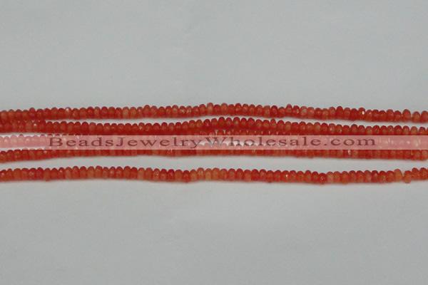 CCN4101 15.5 inches 2*4mm faceted rondelle candy jade beads