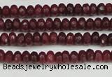 CCN4104 15.5 inches 2*4mm faceted rondelle candy jade beads