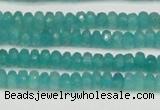 CCN4106 15.5 inches 2*4mm faceted rondelle candy jade beads