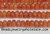 CCN4121 15.5 inches 4*6mm faceted rondelle candy jade beads