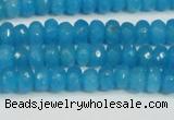 CCN4133 15.5 inches 4*6mm faceted rondelle candy jade beads