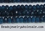 CCN4136 15.5 inches 4*6mm faceted rondelle candy jade beads