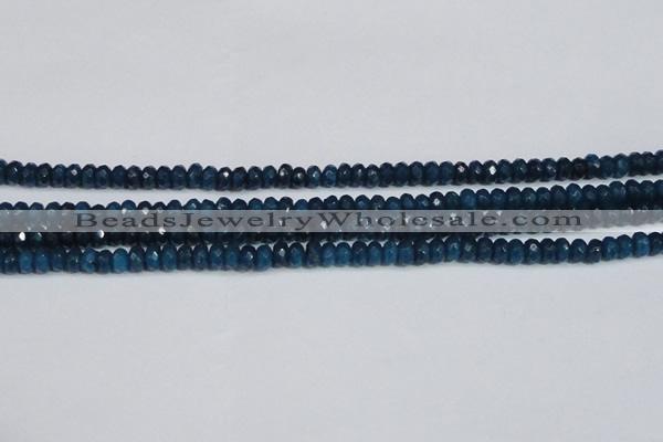 CCN4136 15.5 inches 4*6mm faceted rondelle candy jade beads