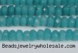 CCN4138 15.5 inches 4*6mm faceted rondelle candy jade beads