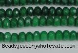 CCN4141 15.5 inches 4*6mm faceted rondelle candy jade beads