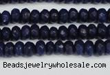 CCN4143 15.5 inches 4*6mm faceted rondelle candy jade beads