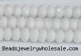 CCN4150 15.5 inches 5*8mm faceted rondelle candy jade beads