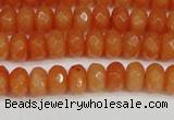 CCN4152 15.5 inches 5*8mm faceted rondelle candy jade beads