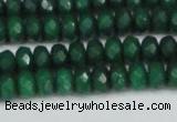 CCN4170 15.5 inches 5*8mm faceted rondelle candy jade beads