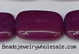 CCN4195 15.5 inches 18*25mm rectangle candy jade beads wholesale