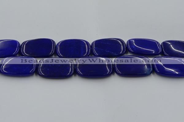 CCN4209 15.5 inches 30*40mm rectangle candy jade beads wholesale