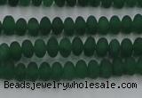 CCN4504 15.5 inches 3*5mm rondelle matte candy jade beads