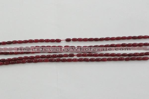 CCN4513 15.5 inches 3*5mm rice candy jade beads wholesale