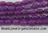 CCN4519 15.5 inches 4*6mm rice candy jade beads wholesale