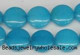 CCN490 15.5 inches 16mm flat round candy jade beads wholesale