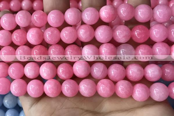 CCN5015 15.5 inches 8mm & 10mm round candy jade beads wholesale