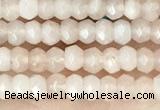 CCN5102 15 inches 3*4mm faceted rondelle candy jade beads